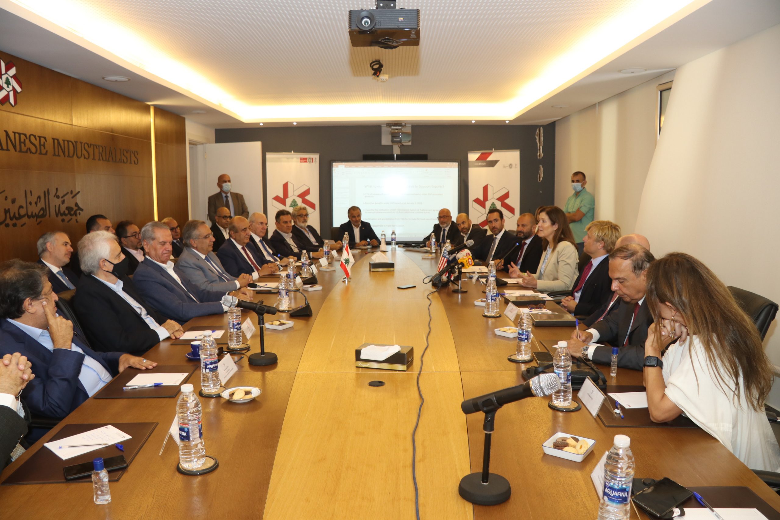 The US Ambassador visits the Association of Lebanese Industrialists